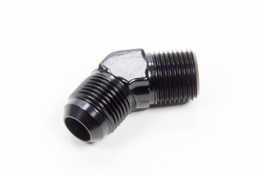 AEROQUIP FCM5024 45 Deg Alum #10 Flare 1/2in Black