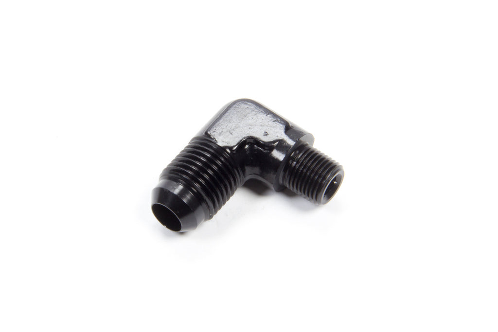 AEROQUIP FCM5033 90 Deg Alum #6 Flare 1/8 in Black
