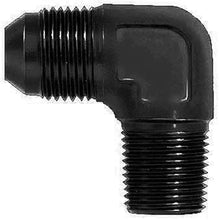Load image into Gallery viewer, AEROQUIP FCM5036 90 Deg Alum #8 Flare 1/4 in Black