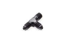 Load image into Gallery viewer, AEROQUIP FCM5714 Male Run Tee Alum Black