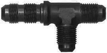 Load image into Gallery viewer, AEROQUIP FCM5815 #3 Alum Bulkhead Run Tee Black