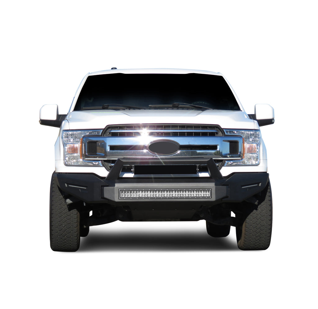 Black Horse Off Road AFB-F119-K2 Armour II Heavy Duty Modular Front Bumper Kit for Select Ford F-150
