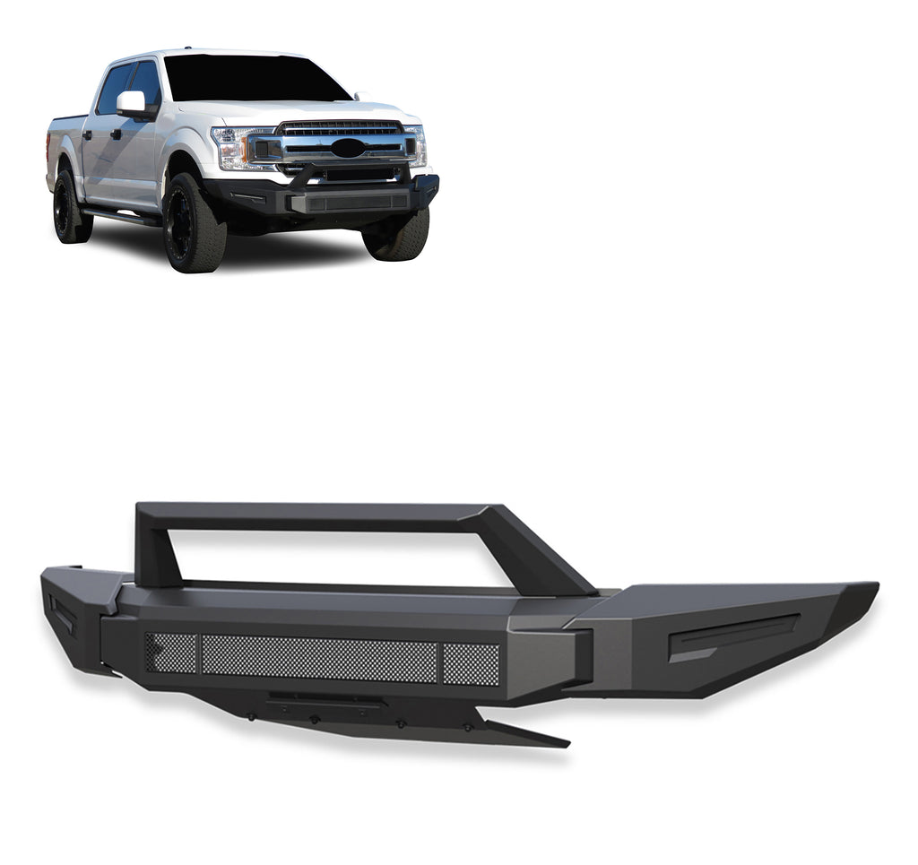 Black Horse Off Road AFB-F119 Armour II Heavy Duty Modular Front Bumper for Select Ford F-150