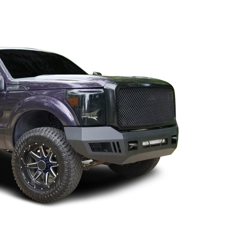 Black Horse Off Road AFB-F211-KIT Armour Heavy Duty Front Bumper Kit for Select Ford F-250 Super Duty, Ford F-350 Super Duty