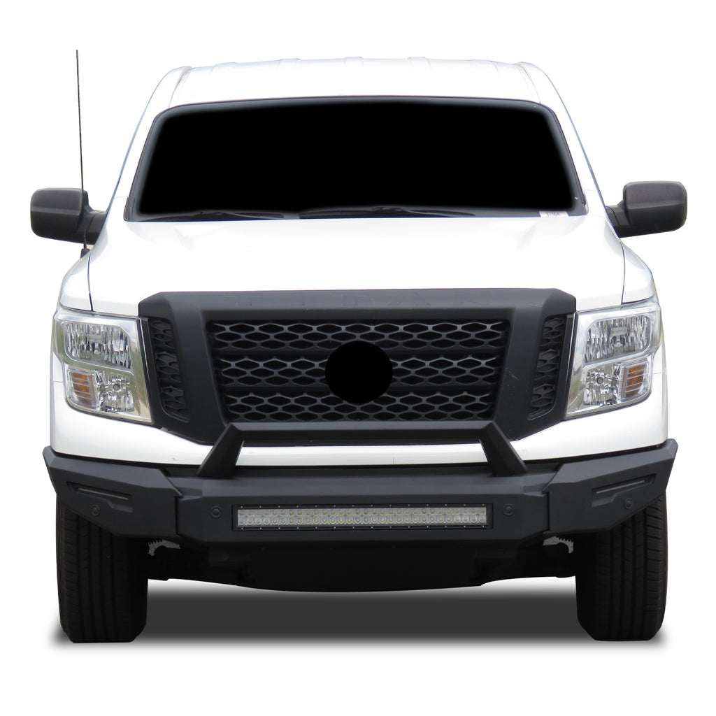 Black Horse Off Road AFB-NIXD Armour II Heavy Duty Modular Front Bumper for Select Nissan TITAN XD