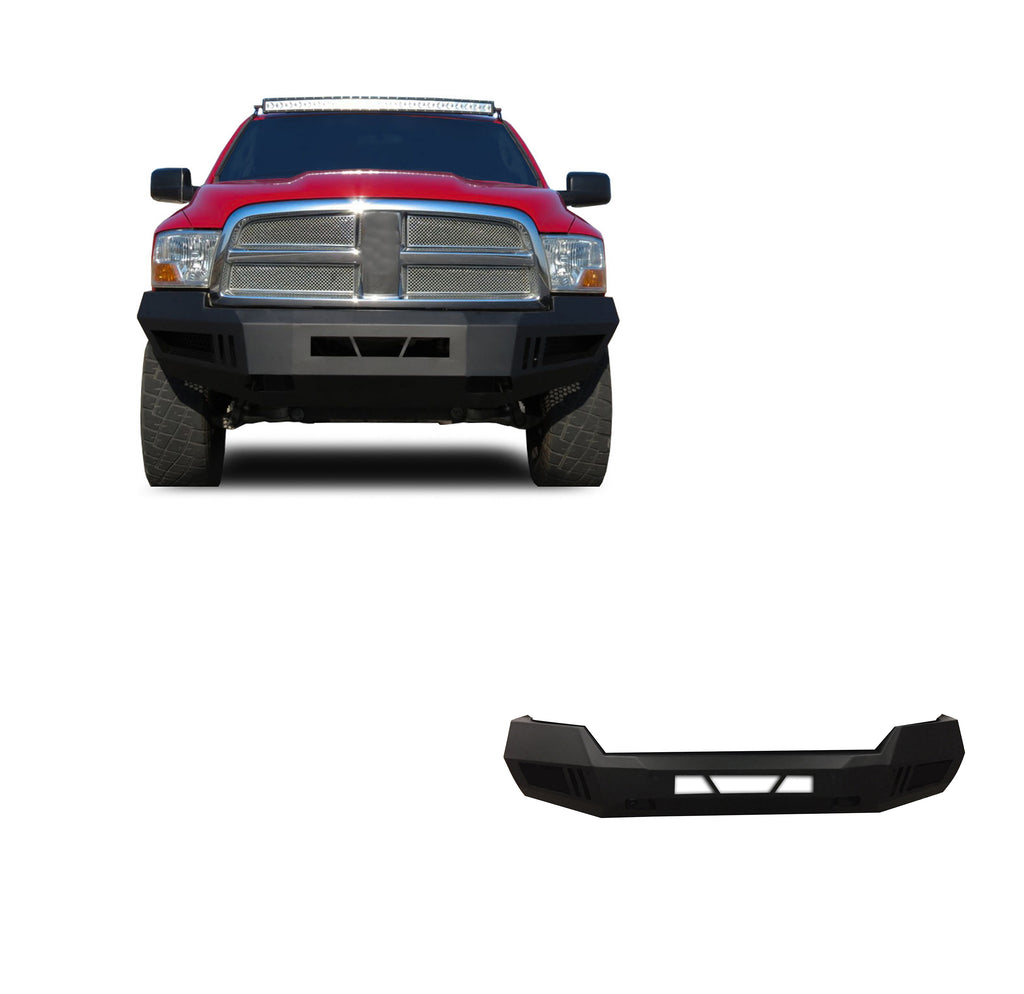 Black Horse Off Road AFB-RA09 Armour Heavy Duty Front Bumper for Select Dodge Ram 1500, Ram