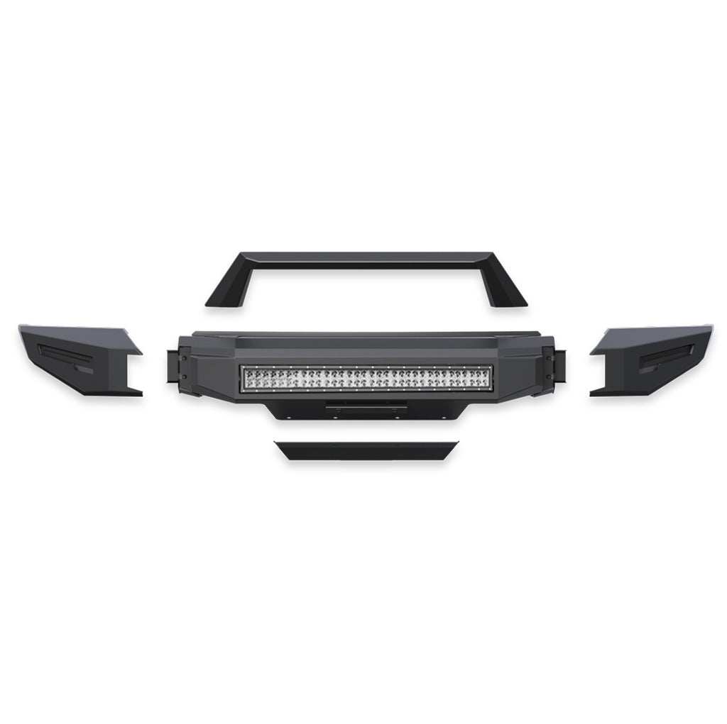 Black Horse Off Road AFB-RA10-K2 Armour II Heavy Duty Front Bumper Kit for Select Dodge Ram 3500, Ram 2500, Ram