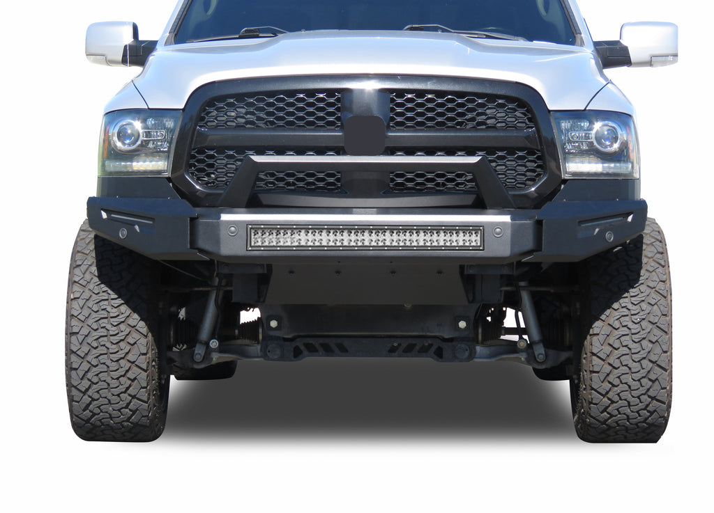 Black Horse Off Road AFB-RA14-K2 Armour II Heavy Duty Modular Front Bumper Kit for Select Ram 1500, Ram Classic, Ram ProMaster