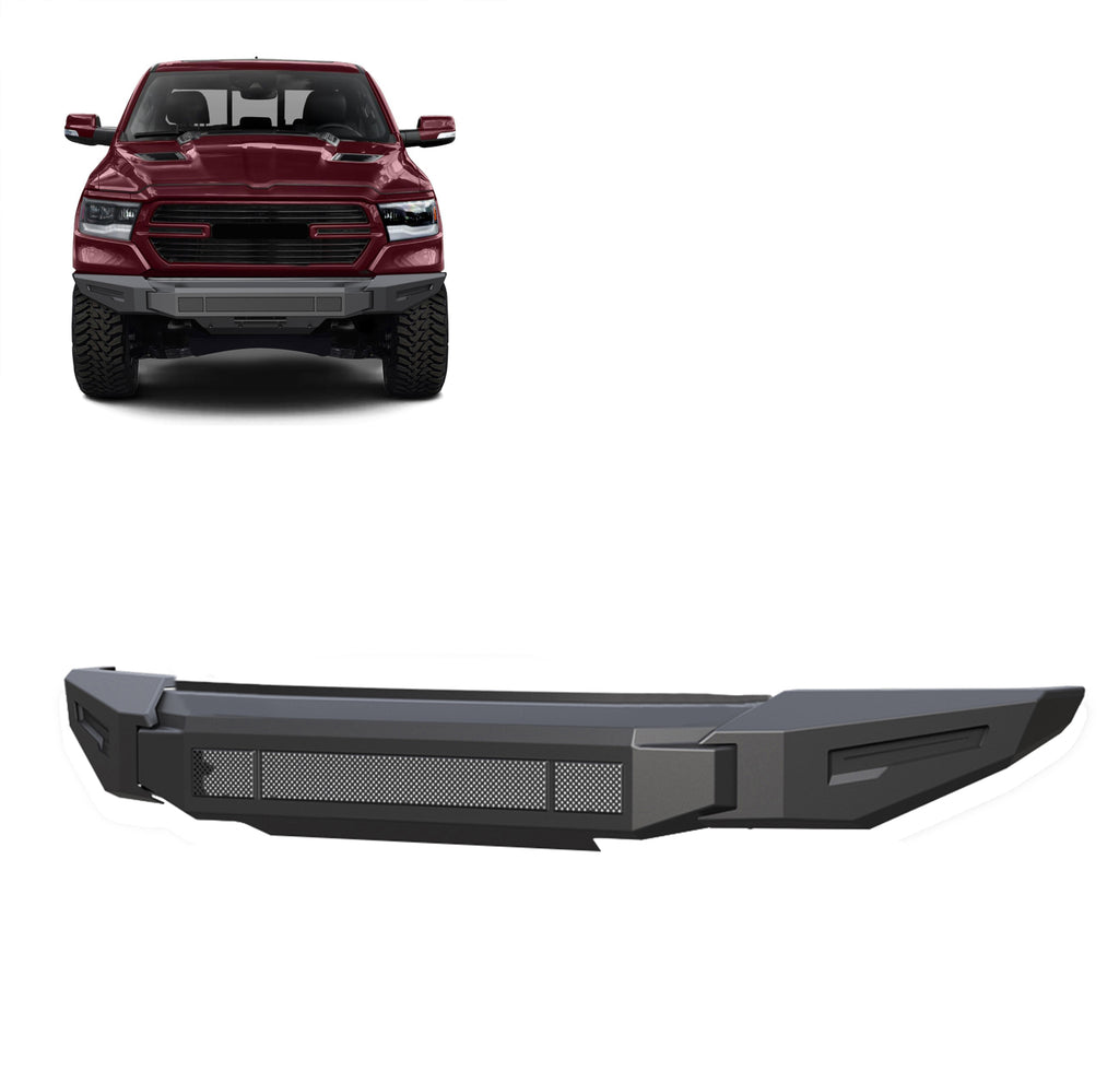 Black Horse Off Road AFB-RA20-BU Armour II Heavy Duty Modular Front Bumper-Bumper Only for Select Ram