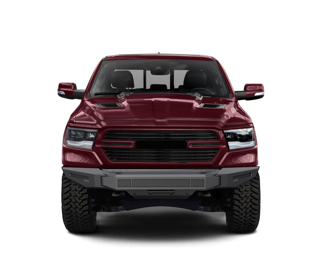 Black Horse Off Road AFB-RA20-BU Armour II Heavy Duty Modular Front Bumper-Bumper Only for Select Ram