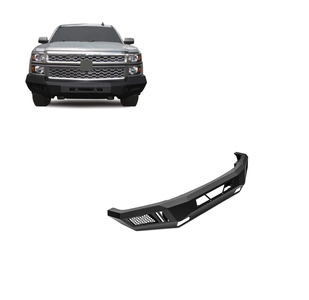 Black Horse Off Road AFB-SI14 Armour Heavy Duty Front Bumper for Select Chevrolet Silverado