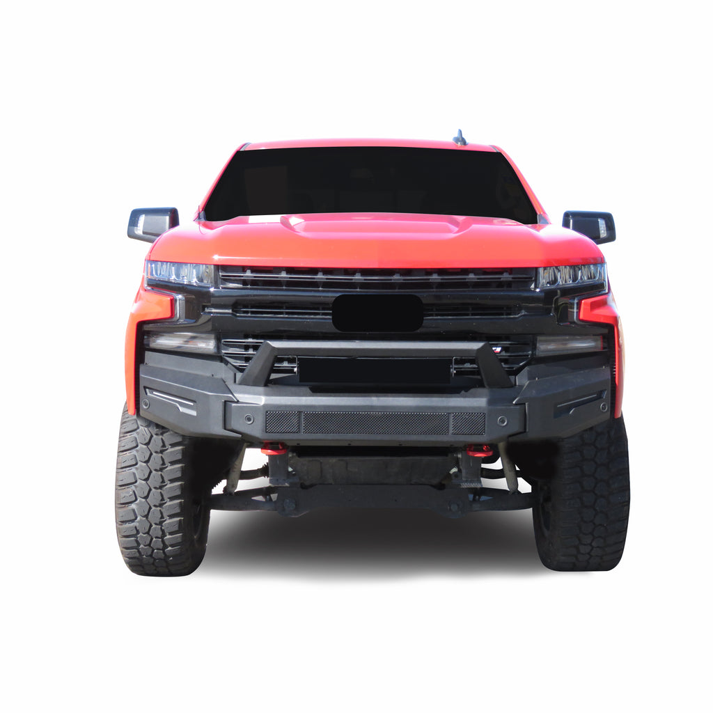 Black Horse Off Road AFB-SI20 Armour II Heavy Duty Modular Front Bumper for Select Chevrolet Silverado