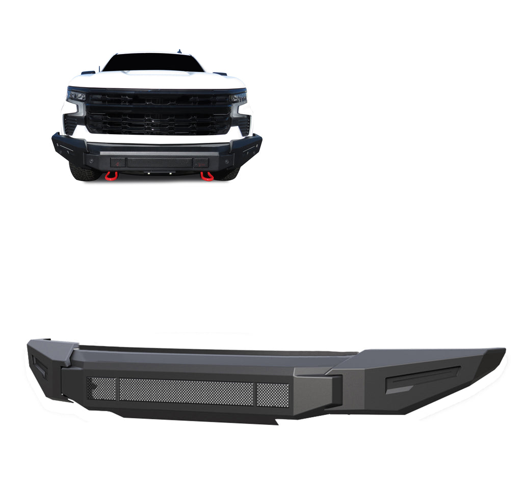 Black Horse Off Road AFB-SI23-BU Armour II Heavy Duty Modular Front Bumper-Bumper Only for Select Chevrolet Silverado 1500, Chevrolet Silverado Nueva