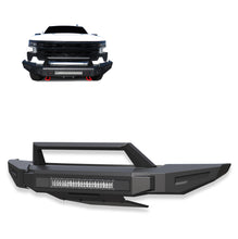 Load image into Gallery viewer, Black Horse Off Road AFB-SI23-K1 Armour II Heavy Duty Modular Front Bumper Kit for Select Chevrolet Silverado 1500, Chevrolet Silverado Nueva