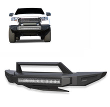 Load image into Gallery viewer, Black Horse Off Road AFB-SI23-K2 Armour II Heavy Duty Modular Front Bumper Kit for Select Chevrolet Silverado 1500, Chevrolet Silverado Nueva