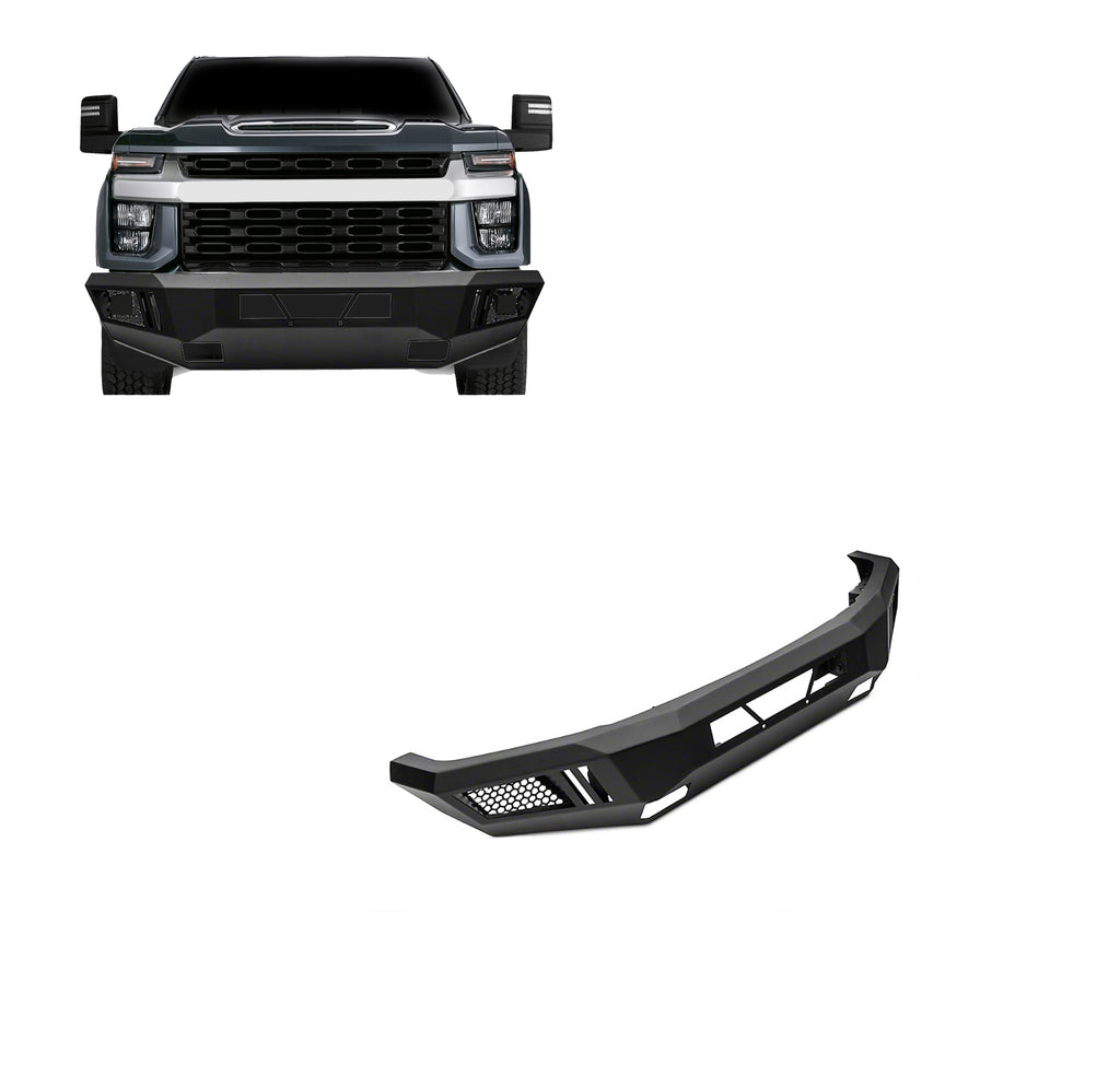 Black Horse Off Road AFB-SI25-20 Armour Heavy Duty Front Bumper for Select Chevrolet Silverado HD, Chevrolet Silverado HD