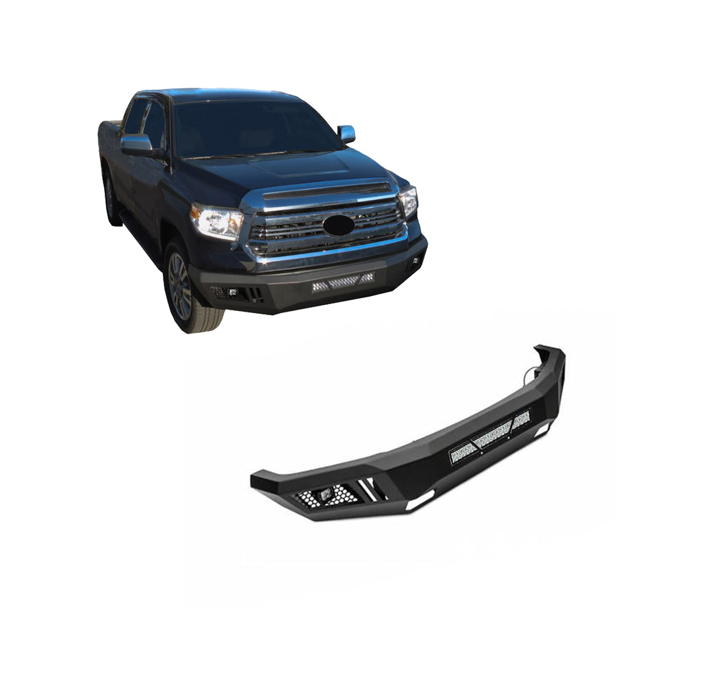 Black Horse Off Road AFB-TU14-KIT Armour Heavy Duty Front Bumper Kit for Select Toyota Tundra