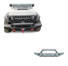Load image into Gallery viewer, Black Horse Off Road AFB-WR19 Armour Heavy Duty Front Bumper for Select Jeep Gladiator, Jeep Wrangler