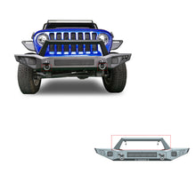 Load image into Gallery viewer, Black Horse Off Road AFB-WR20 Armour Heavy Duty Front Bumper for Select Jeep Wrangler