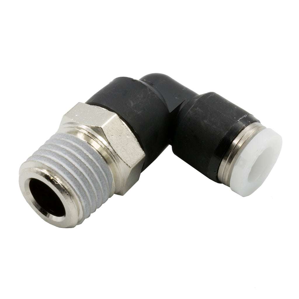 Dedenbear AFHQDRA 1/4" OD QUICK DISCONNECT TO 1/4" NPT THREAD, NICKEL PLATED BRASS