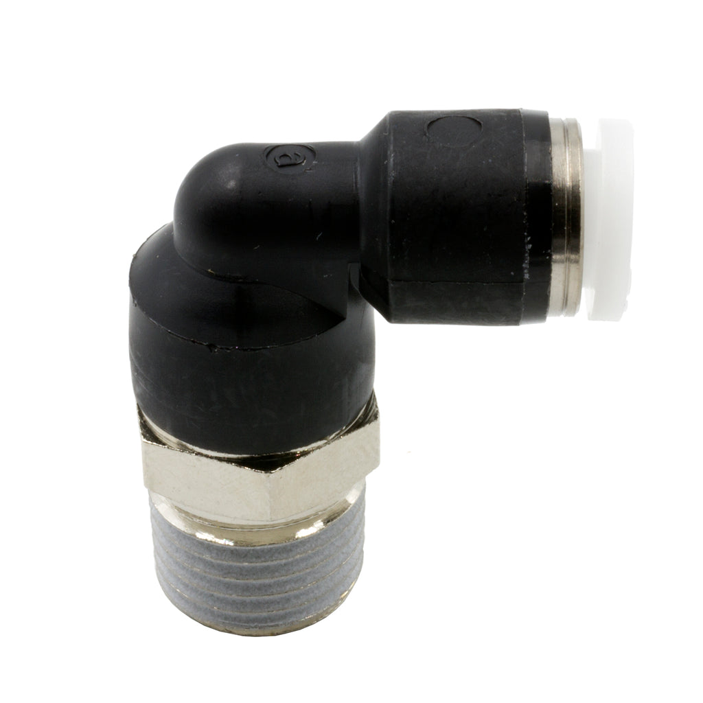 Dedenbear AFHQDRA 1/4" OD QUICK DISCONNECT TO 1/4" NPT THREAD, NICKEL PLATED BRASS