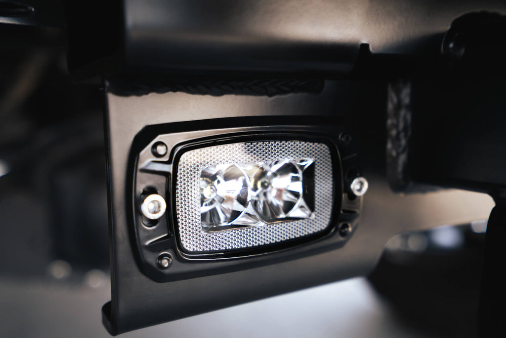 DV8 Offroad AHJP-01 AHJP-02 07-22 JEEP WRANGLER JK/JL BOLT ON HITCH WITH CUBE LIGHTS for Select Jeep Wrangler, Jeep Wrangler JK