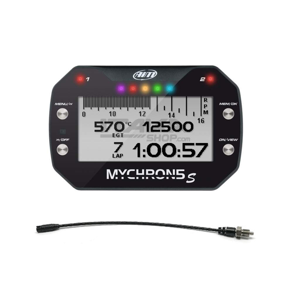 AIM SPORTS XD1M5STRM10U MyChron 5S w/ Water Temp M10