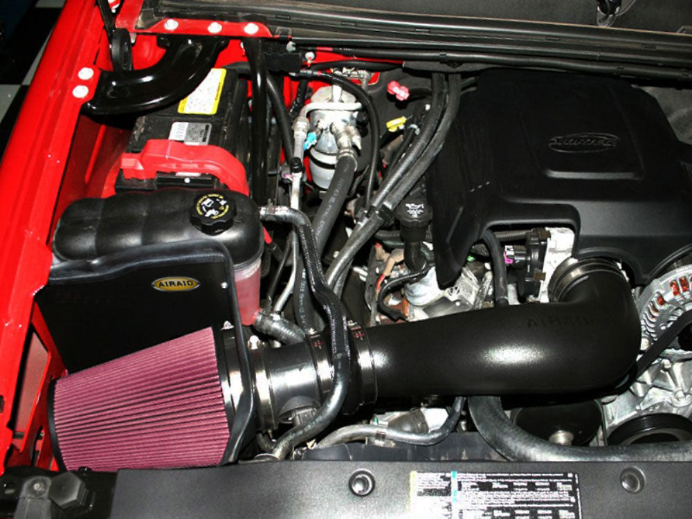 07-08-Chevy-AvalancheSierraSilveradoTahoe-Cad-Intake-System-W-Tube-(Oiled--Red-Media)