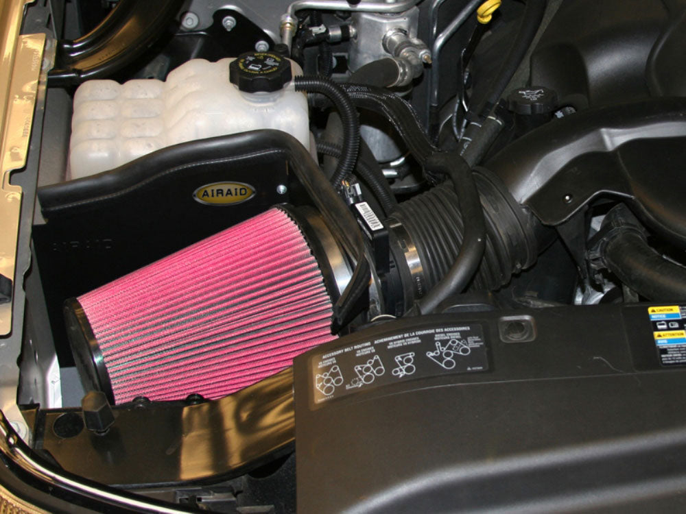 99-06-Chevy-Silverado-4.85.36.0L-(WLow-Hood)-Cad-Intake-System-WO-Tube-(Dry--Red-Media)