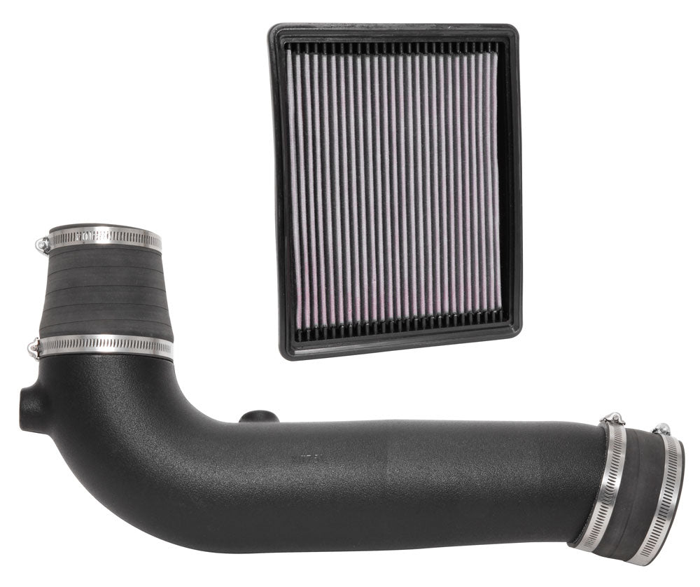 17-18-Chevrolet-Silverado-1500-4.3L-V6-FI--Jr-Intake-Kit---Dry--Red-Media