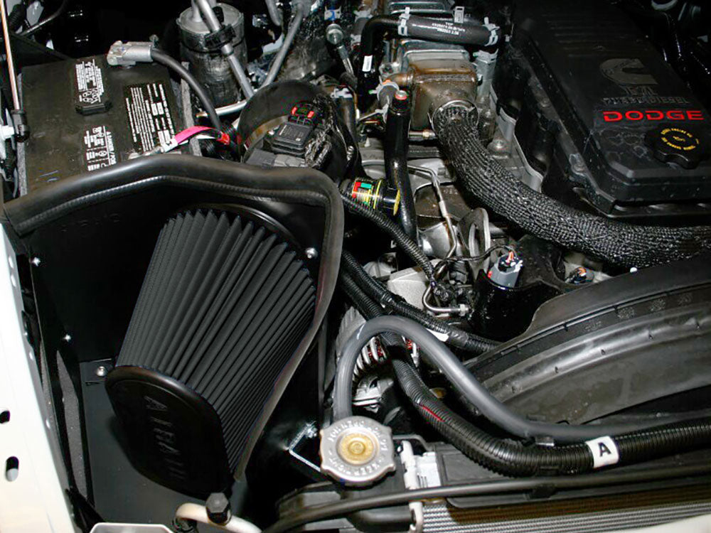 07-09-Dodge-Ram-Cummins-Dsl-6.7L-Cad-Intake-System-W-Tube-(Dry--Black-Media)