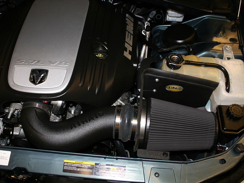 06-10-Charger--05-08-Magnum-5.76.1L-Hemi-Cad-Intake-System-W-Tube-(Dry--Black-Media)