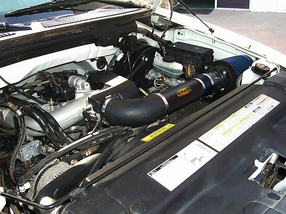 97-03-Ford-F-150-4.2L-V6-Cl-Intake-System-W-Black-Tube-(Dry--Blue-Media)
