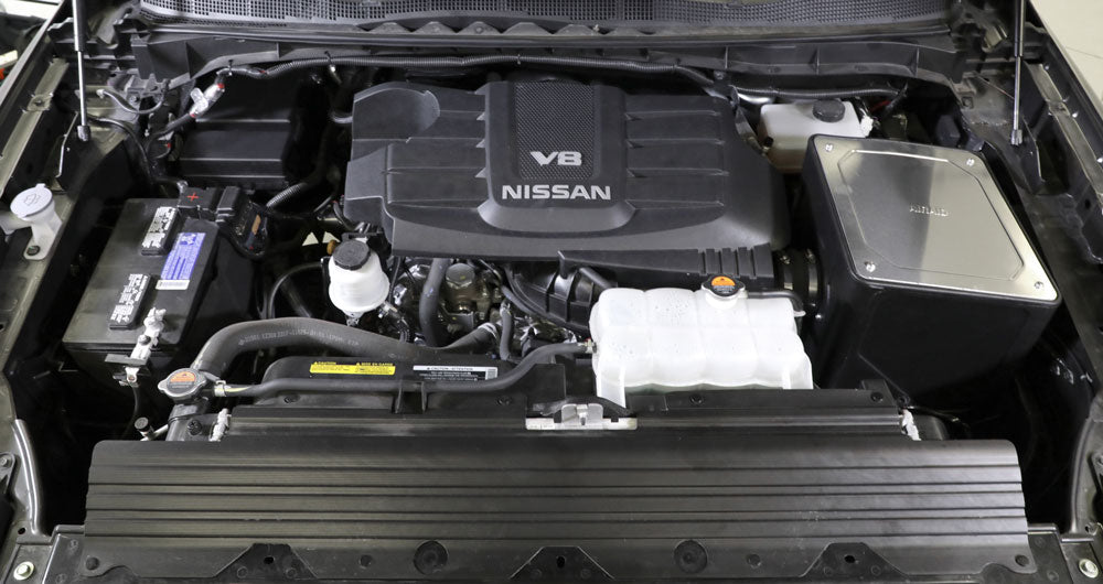 17-18-Nissan-Titan-Xd-V8-5.6L-FI-Cold-Air-Intake-Kit-W-Cotton-Gauze-Filter