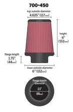 Load image into Gallery viewer, Universal-Air-Filter---Cone-3-12-X-6-X-4-58-X-6