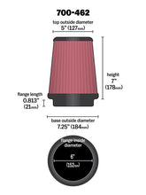 Load image into Gallery viewer, Universal-Air-Filter---Cone-6-X-7-14-X-5-X-7