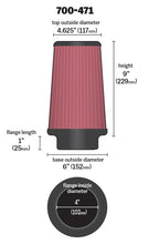 Load image into Gallery viewer, Universal-Air-Filter---Cone-4-X-6-X-4-58-X-9-W-Short-Flange