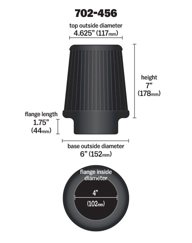 Universal-Air-Filter---Cone-4-X-7-X-4-58-X-6