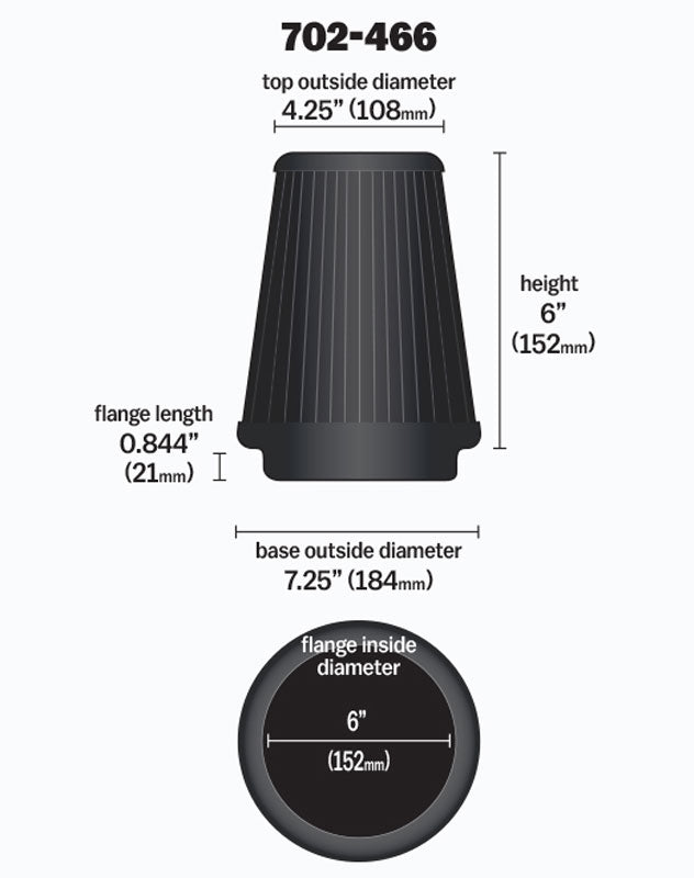 Universal-Air-Filter---Cone-6-X-7-14-X-4-34-X-6---Blue-Synthamax
