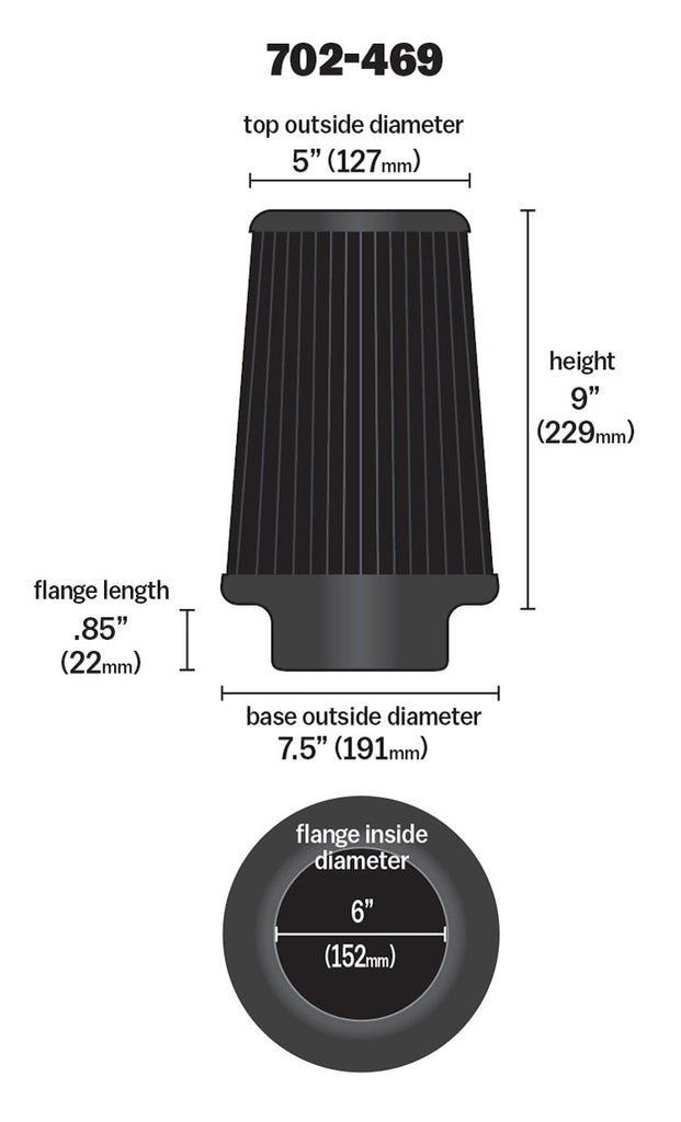 Universal-Air-Filter---Cone-6-X-7-14-X-5-X-9---Blue-Synthamax