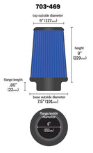 Load image into Gallery viewer, Universal-Air-Filter---Cone-6-X-7-14-X-5-X-9---Blue-Synthamax