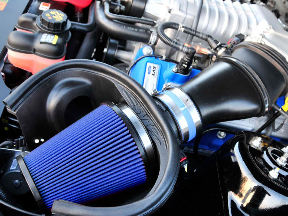 10-14-Ford-Mustang-Shelby-5.4L-Supercharged-Direct-Replacement-Filter---Dry--Blue-Media