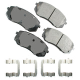 AKEBONO BRAKE CORPORATION ACT1295 Brake Pad Front Hyundai Sonata Tuco 10-15 Kia