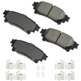 AKEBONO BRAKE CORPORATION ACT1391A ProACT Ultra-Premium Bra ke Pads - Rear