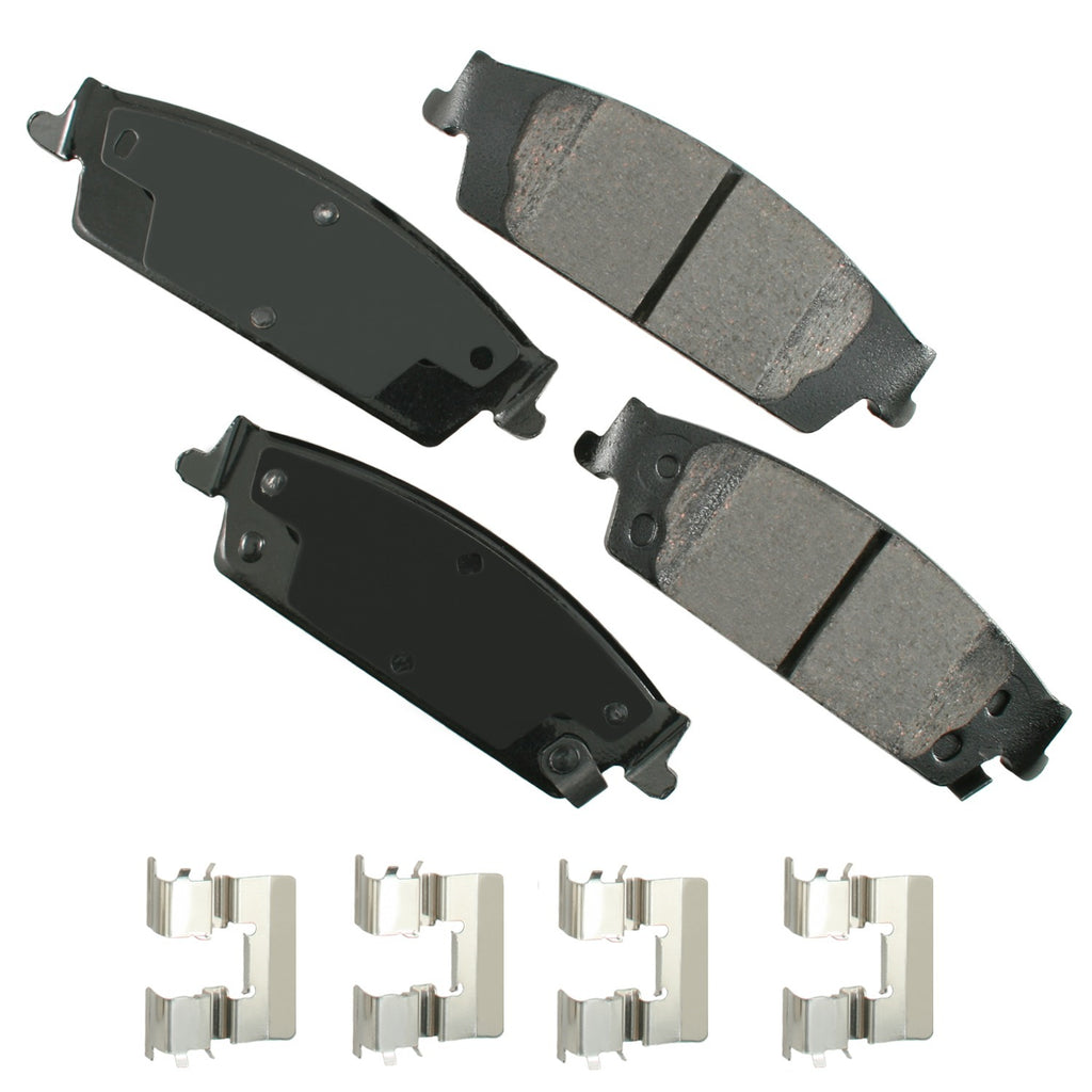 AKEBONO BRAKE CORPORATION ACT1707 ProACT Ultra-Premium Bra ke Pads - Rear