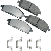 Load image into Gallery viewer, AKEBONO BRAKE CORPORATION ACT691A Brake Pads Front Acura MDX 03-06 Quest 04-09