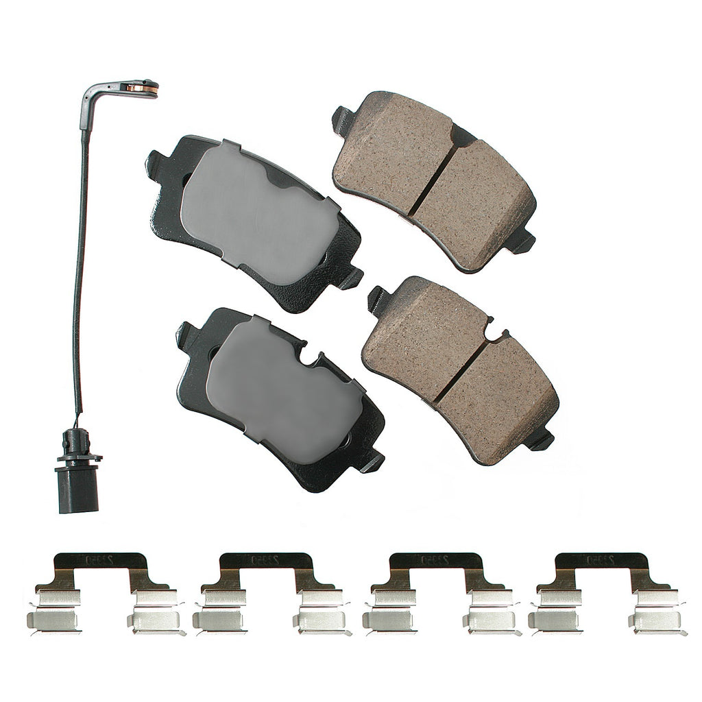 AKEBONO BRAKE CORPORATION EUR1547A Euro Ultra-Premium Brake Pads - Rear