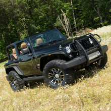 Load image into Gallery viewer, ARIES AL231008 Big Step 4in. Black Aluminum Round Side Bars; Select Jeep Wrangler JK - Truck Part Superstore