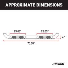 Load image into Gallery viewer, ARIES AL231009 Big Step 4in. Black Aluminum Round Side Bars; Select Jeep Wrangler JL - Truck Part Superstore