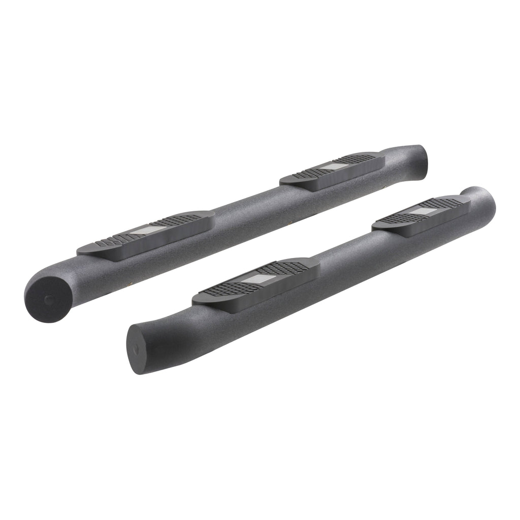 ARIES AL232013 Big Step 4in. Black Aluminum Round Side Bars; Select Toyota Tundra - Truck Part Superstore